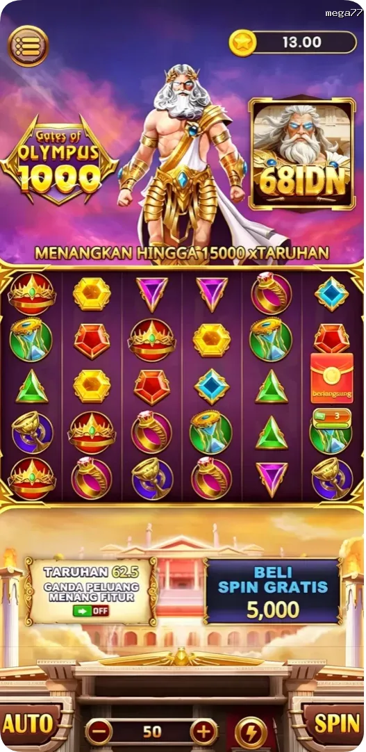 mega77 Tangkapan Layar - APK Resmi